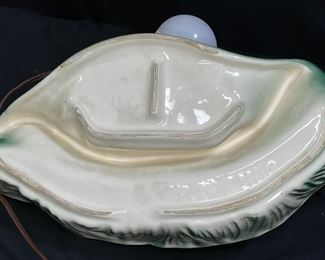 Vintage Lane & Co Mallard Duck TV Lamp Planter