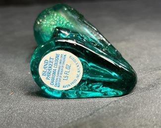 2 VTG Avon Tropical Bird Empty Perfume Bottles