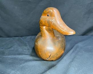 Handmade Wooden Duck Decoy
