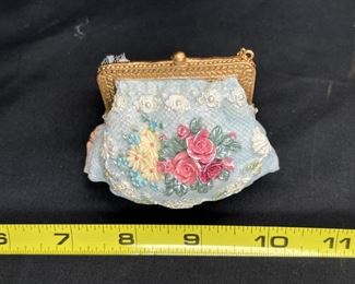 Vintage Victorian Lace Purse Ornament