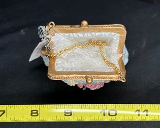 Vintage Victorian Lace Purse Ornament