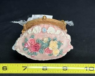 Vintage Victorian Lace Purse Ornament