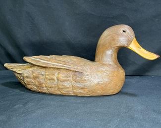 Vintage Wooden Duck Decoy