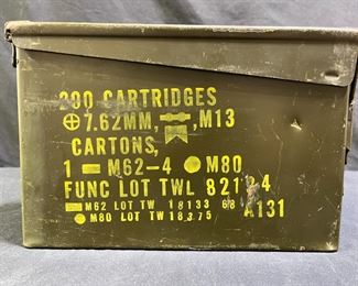 Vintage Military Grade Ammo Can