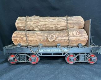 Jim Beam Log Car train Decanter