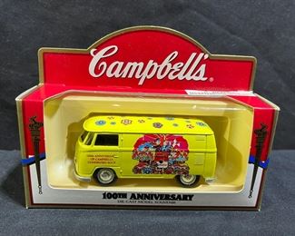 4 Campbell's 100th Anniv NIB Die Cast Vans