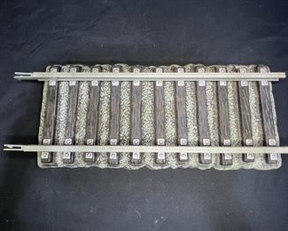 Rare Jim Beam Whiskey Decanter Train Tracks