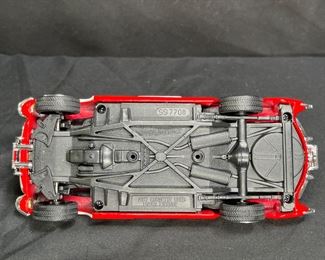 1957 Red Chevy Corvette Die Cast Car SS 7708