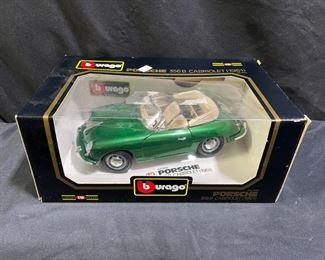 Burago 1961 Porsche 356B Cabriolet Model Car