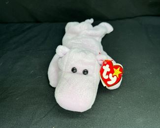 TY Beanie Baby "Happy" the Hippo ( #4061)