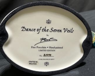 Franklin Mint "Dance of the Seven Veils" Figurine