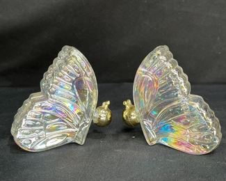2 VTG Avon Butterfly Empty Perfume Bottles