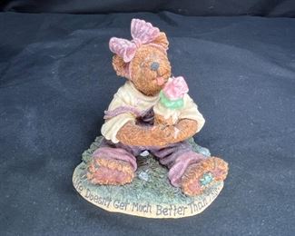 2 Boyds Bears Resin Figurines