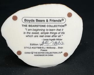 2 Boyds Bears Resin Figurines