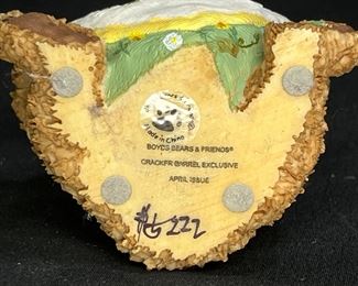 2 Boyds Bears Resin Figurines