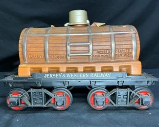 Jim Beam Train Tank Car Decanter
