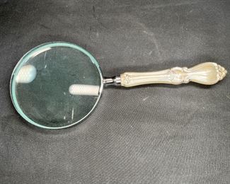 Vintage Gorham Sterling Buttercup Magnifying Glass