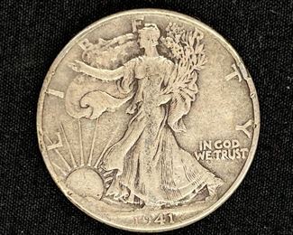 1941 Walking Liberty Half Dollar