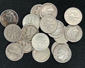 17 Pre 1964 Dimes