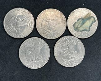 5 Eisenhower Dollars
