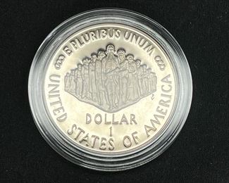 1987 US Constitution Silver Dollar Proof