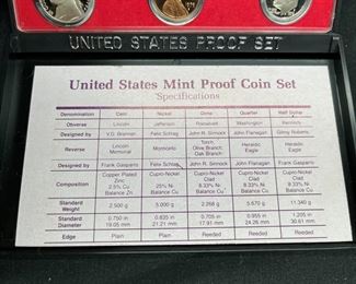 4 Proof Sets (1979, 1985, 1986, 1989)