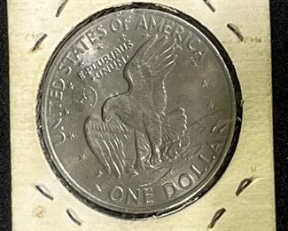 One Eisenhower Silver Dollar