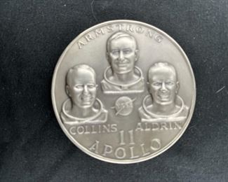 Apollo 11 First Lunar Landing Silver Medal