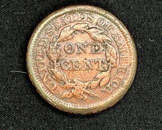 1856 Braided Hair Penny with Slanted 5