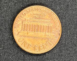 3 US 1969S Error Pennies (floating roof & Initial)