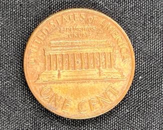 3 US 1969S Error Pennies (floating roof & Initial)