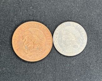VTG Mexican Coin & Paper Currency