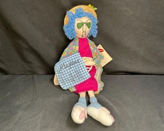 VTG 90's "Don't Worry Be Crabby" Humor Doll