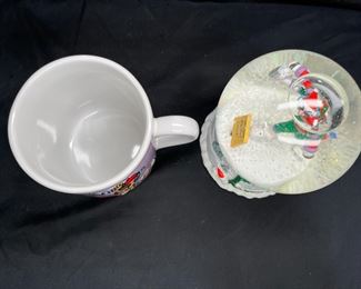 VTG Maxine Snow Globe & Coffee Mug
