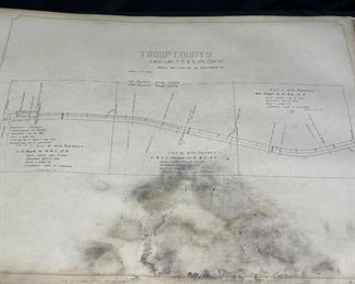1895-96 Map & Land Record ATL & West Point RR