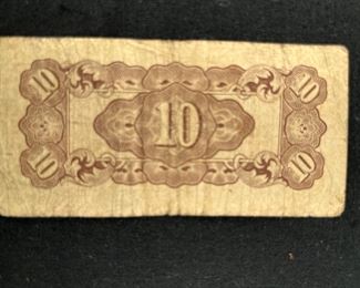 1 Peso & 10 Centavos Japanese WWII Banknotes