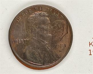 Four Commemorative & Novelty Pennies