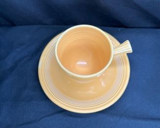 Fiestaware Stick Demitasse & Saucer