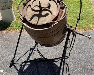 Antique Primitive Large Barrel Butter Churn