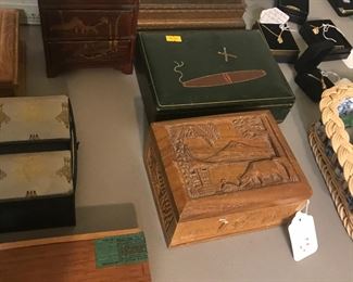 Cigar boxes, cigarette box, jewelry boxes
