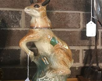 Jackalope whiskey bottle