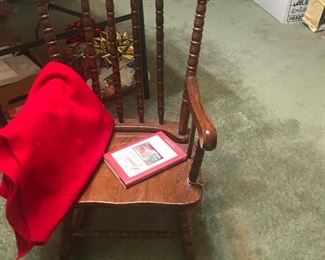 Child size rocking chair