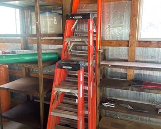 4’,6 foot and 8 foot ladder