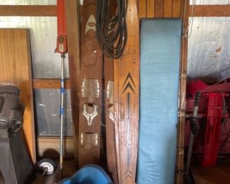 Toboggan, JC, Higgins, skis,
Paul. Chainsaw?