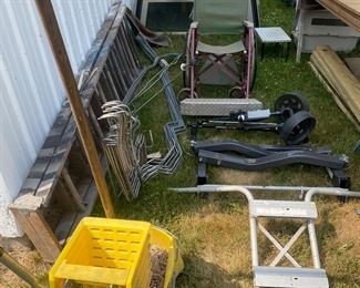 Roll bar, mop, bucket