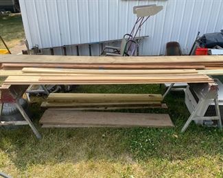 Assortment of lumber