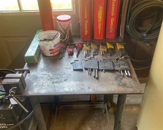 Steel workbench