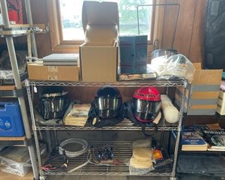 Polaris helmets with bags