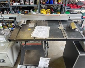 Craftsman 10 inch table saw with fence extension