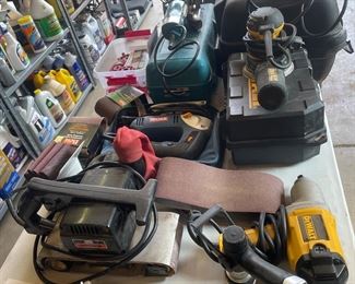 Makita biscuit, joiner, craftsman router, Dewalt, palm, sander, Ryobi, jigsaw, belt sander